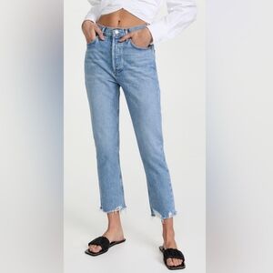 Agolde Light Blue Ankle Jeans